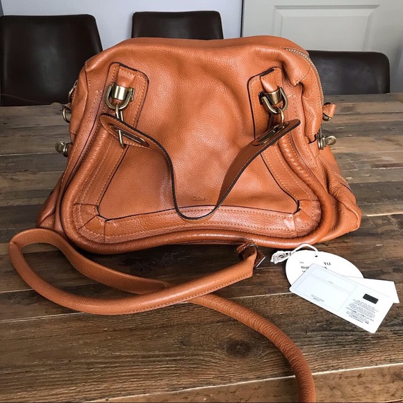 Chloe Handbags - Chloe Paraty Tan Medium